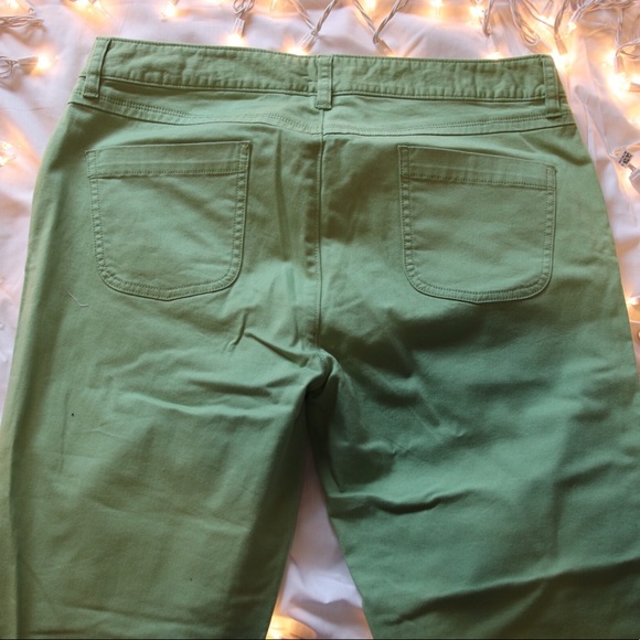 Green Cropped Jeans - Picture 7 of 7
